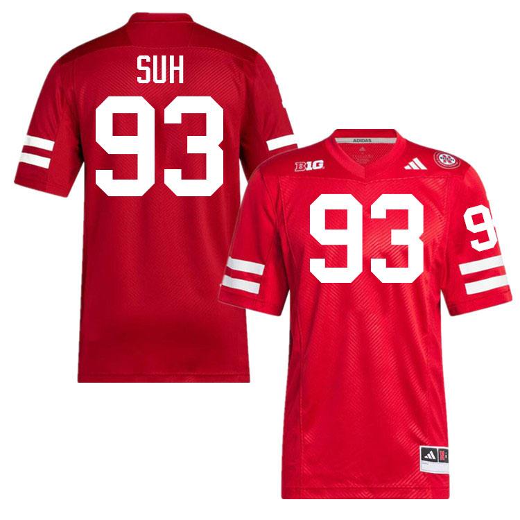 Ndamukong Suh Nebraska Jersey,Nebraska Cornhuskers Football Uniforms,Jersey-Scarlet